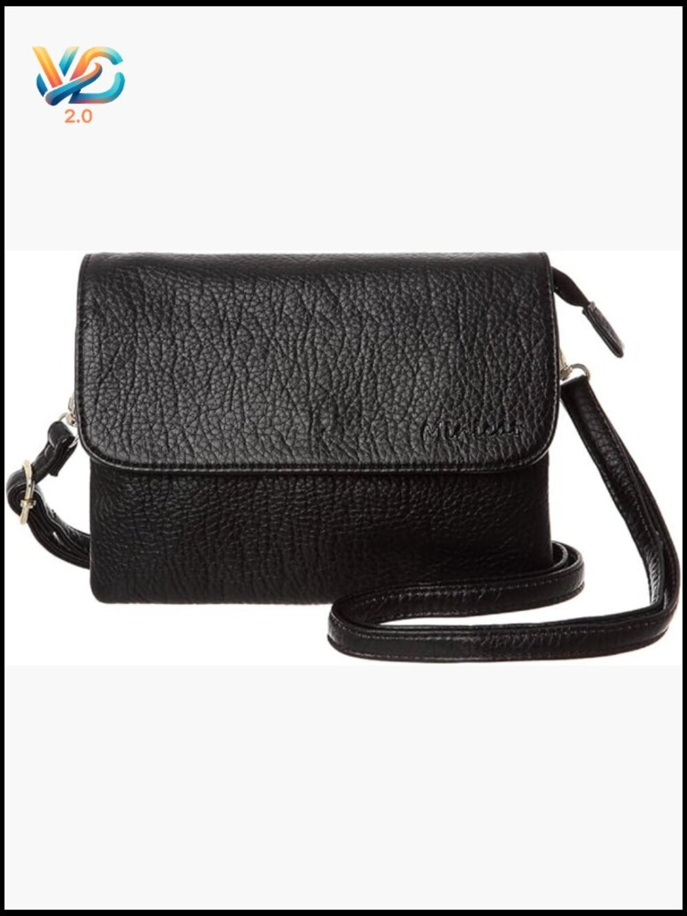 RFID Blocking Small Crossbody Bag for Women Vegan Leather Travel Purse